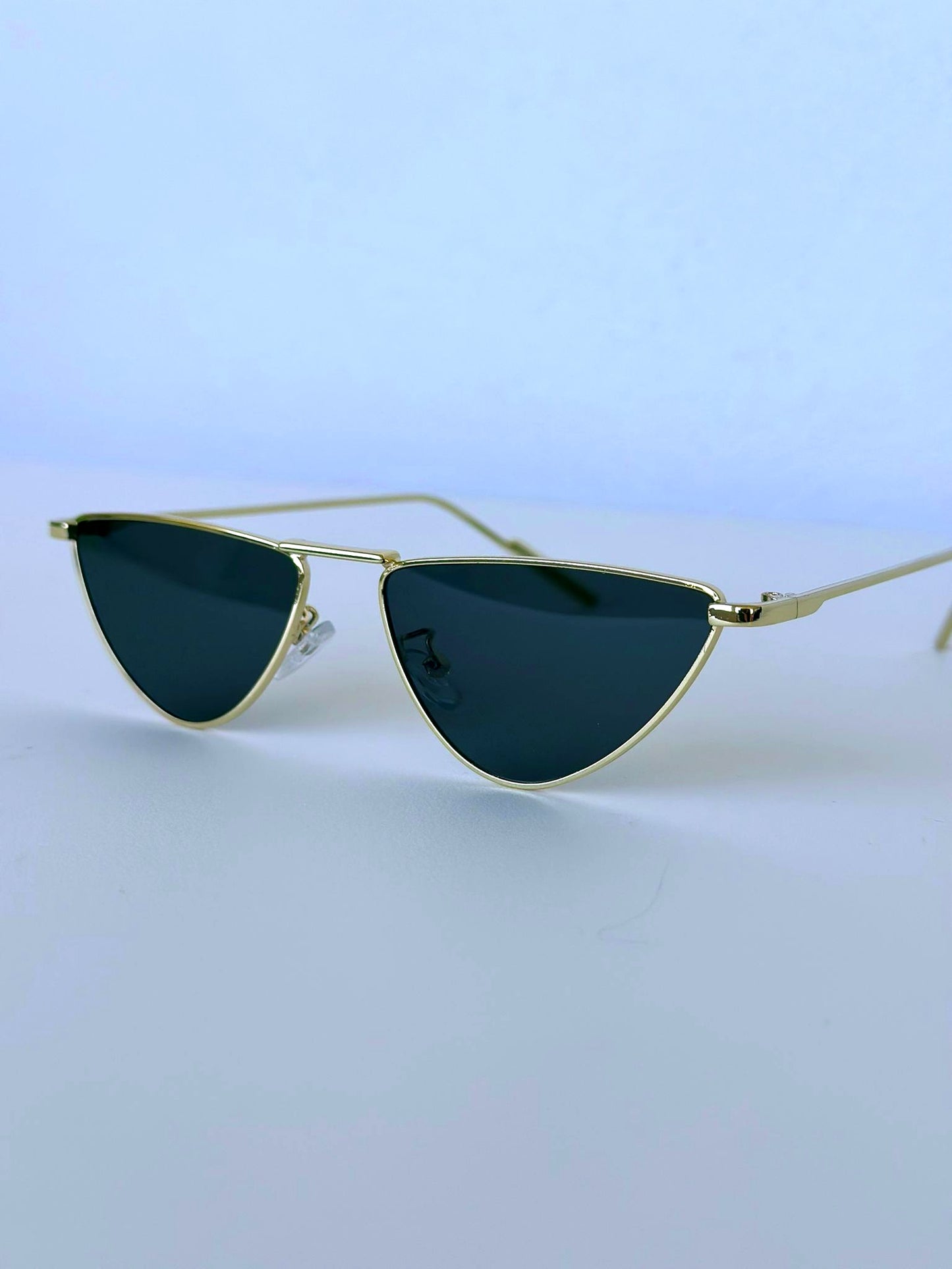 Gold Frame Cat Eye Sunglasses