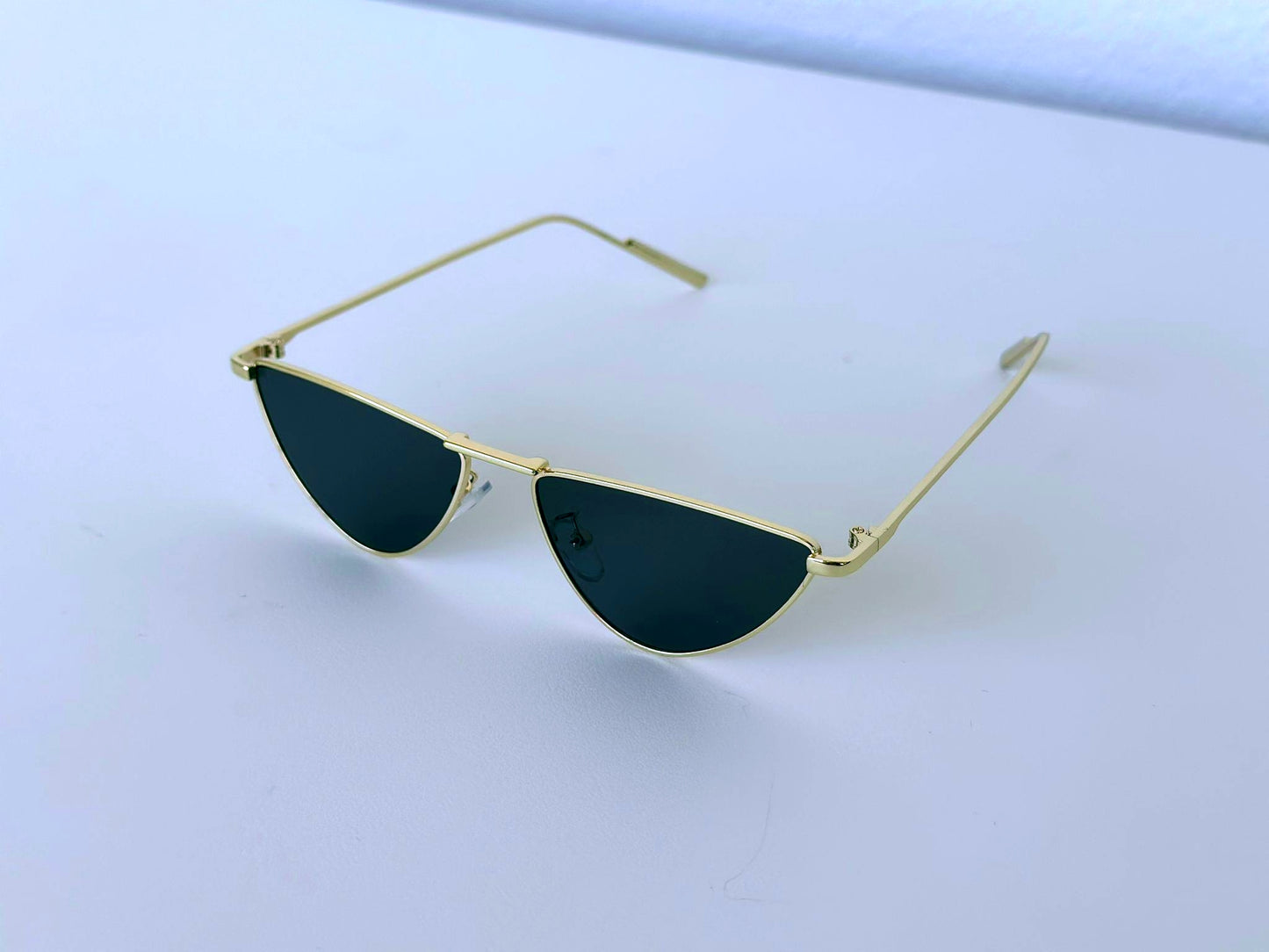 Gold Frame Cat Eye Sunglasses