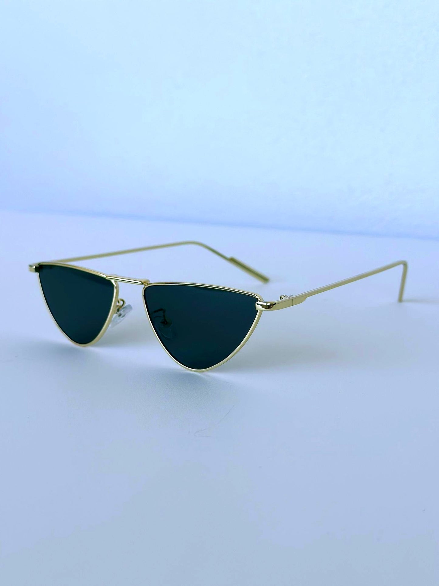 Gold Frame Cat Eye Sunglasses