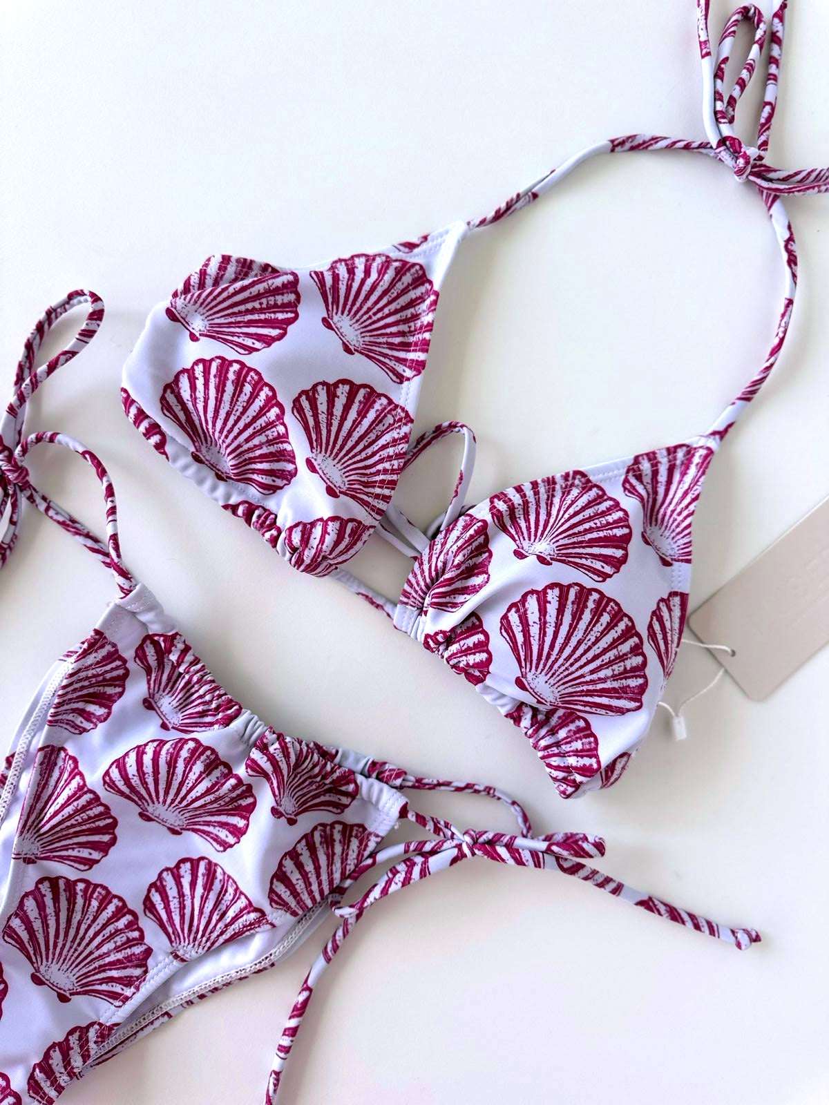 Shell Print Bikini Set