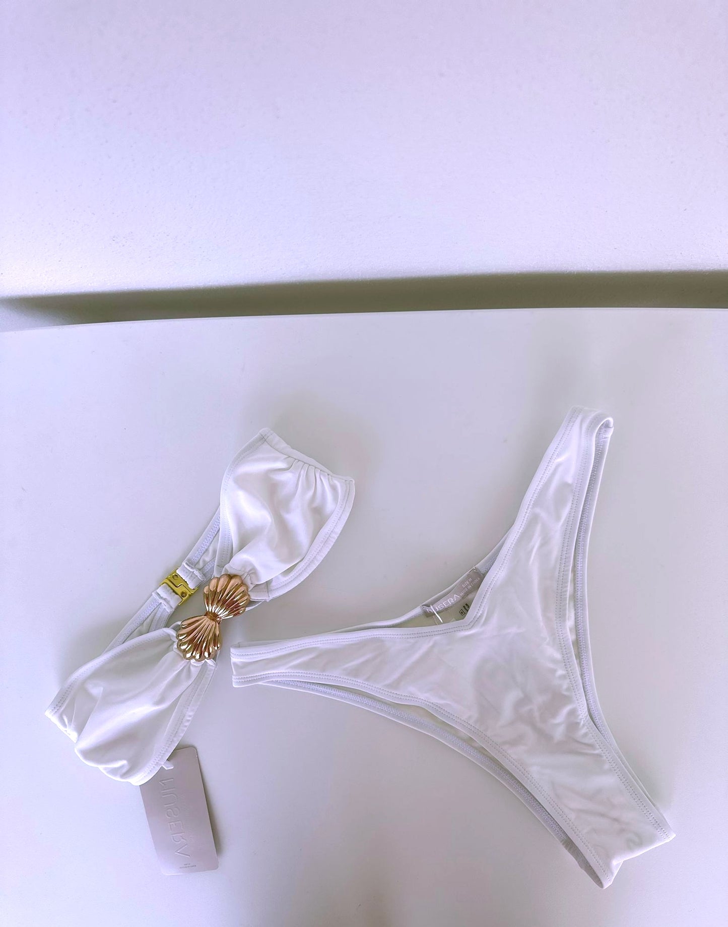 Gold Shell Detail Bikini Set