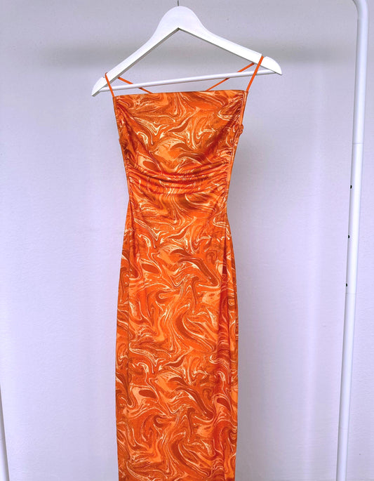 Orange Summer Dress